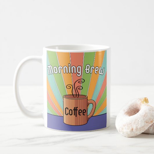 Morning Brew Coffee Koffiemok (Met donut)