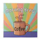 Morning Brew Coffee Tegeltje (Voorkant)