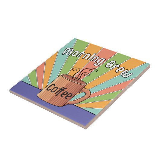 Morning Brew Coffee Tegeltje (Zijkant)