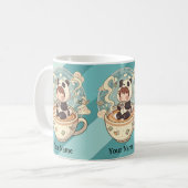 Morning Brew Kawaii Panda Mok (Voorkant links)