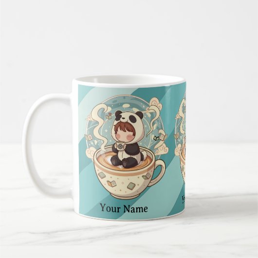 Morning Brew Kawaii Panda Mok (Links)