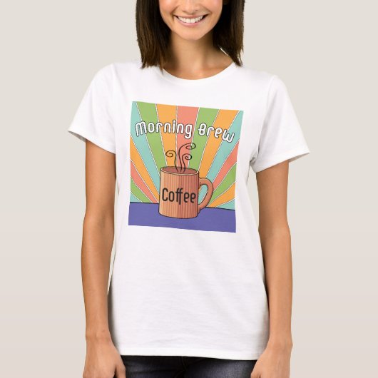 Morning Brew Koffie T-shirt (Voorkant)