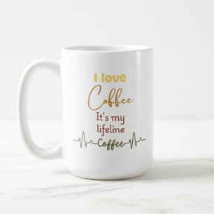 Morning Brew Lifeline Mok voor Coffeeholics- cadea