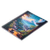 Morning Calm over Fuji Notitieboek (Linkerzijde)