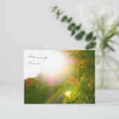 Morning Came Briefkaart (Staand voorkant)