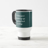 Morning Cat - gepersonaliseerde mug Reisbeker (Voorkant links)