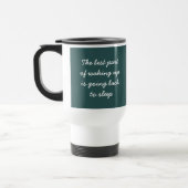 Morning Cat - gepersonaliseerde mug Reisbeker (Links)