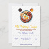 Morning Charge Fellowship Breakfast Invitation Kaart (Voorkant)