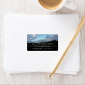 Morning Clouds in Grand Teton National Park Etiket (Insitu)