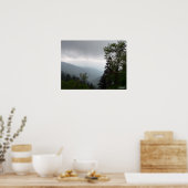 Morning Clouds Over Clingmans Poster (Keuken)