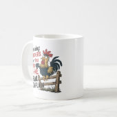 Morning Cluckers Rooster Koffiemok (Voorkant links)
