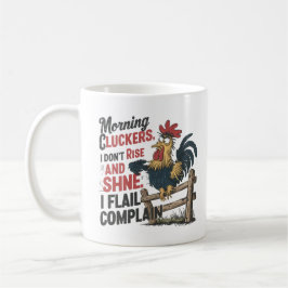 Morning Cluckers Rooster Koffiemok