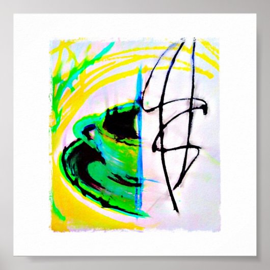 Morning Coffee Blur Poster (Voorkant)