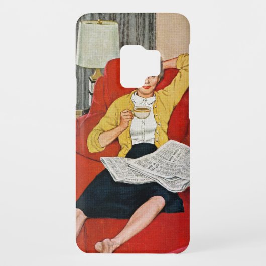 Morning Coffee Break Case-Mate Samsung Galaxy Hoesje (Achterkant)