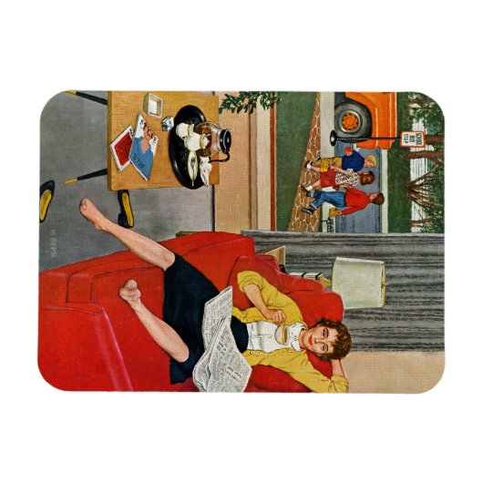 Morning Coffee Break Magneet (Horizontaal)