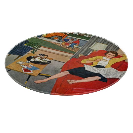 Morning Coffee Break Snijplank (Hoek)