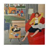 Morning Coffee Break Tegeltje (Voorkant)