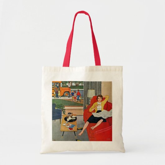 Morning Coffee Break Tote Bag (Voorkant)