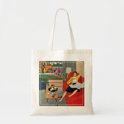Morning Coffee Break Tote Bag (Voorkant)