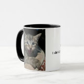 Morning Coffee. Cat Humor. Cat Coffee Mug. Mok (Voorkant links)