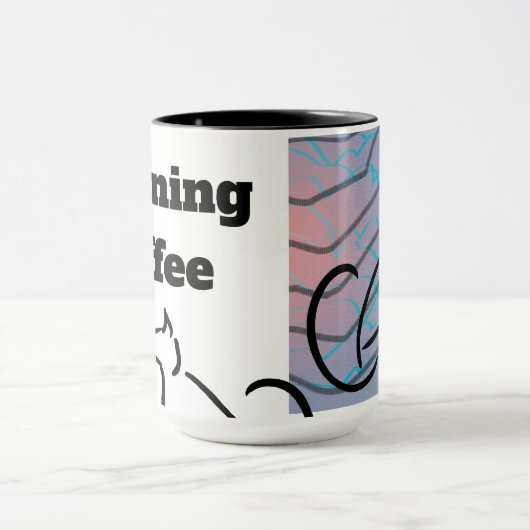 Morning Coffee Cat  Mok (Midden)