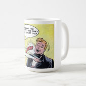 Morning Coffee Drinkers Funny Comic Strip Koffiemok (Voorkant rechts)