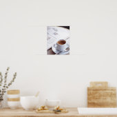 Morning Coffee en Newspapier Poster (Keuken)