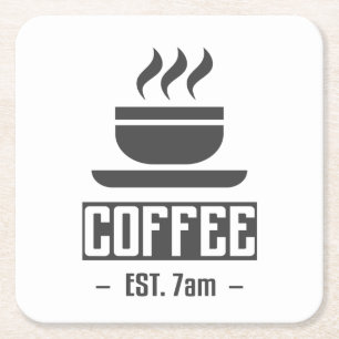 Morning Coffee Fix-Onderzetter Kartonnen Onderzetters
