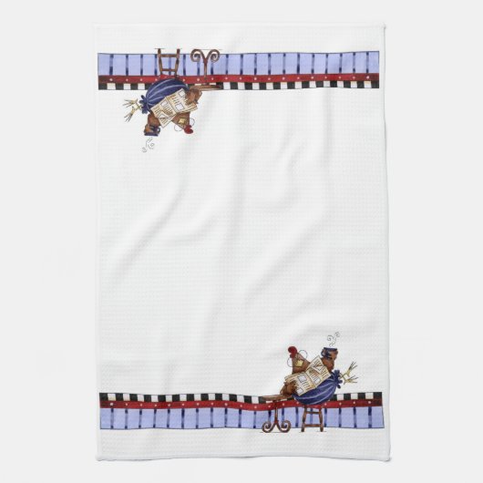 Morning Coffee - Keukenhanddoek (Verticaal)