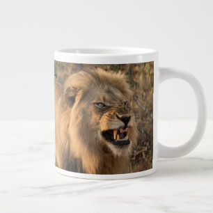 Morning Coffee LION voor nadat de naam is geperson Grote Koffiekop