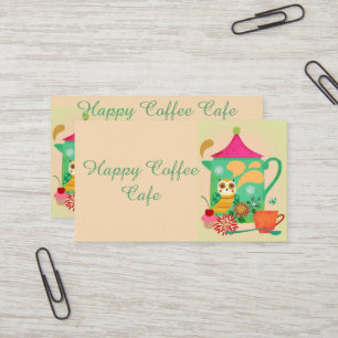 Morning Coffee Owl Visitekaartje