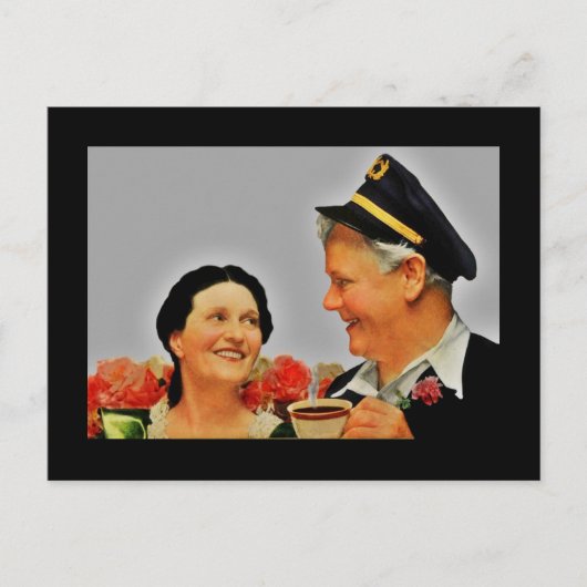 Morning Coffee Pals Briefkaart (Voorkant)