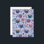 Morning Coffee Pastel Colorful Custom Briefkaart<br><div class="desc">Voeg je eigen tekst toe of wijzig de kleuren. Kijk voor meer naar mijn winkel of laat me weten of je iets op maat wilt.</div>
