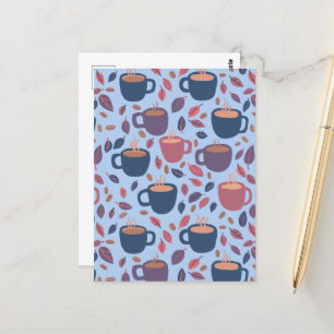 Morning Coffee Pastel Colorful Custom Briefkaart