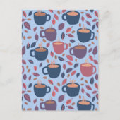 Morning Coffee Pastel Colorful Custom Briefkaart (Voorkant)
