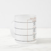 Morning Coffee Rules Matglas Koffiemok (Voorkant links)