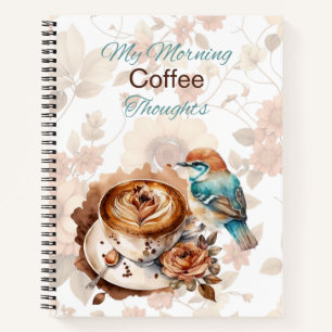 Morning Coffee Thoughts Spiral Notitieboek