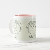 Morning Coffee Tweekleurige Koffiemok (Voorkant links)