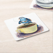 Morning Coffee Tweet Onderzetter (Schuin)