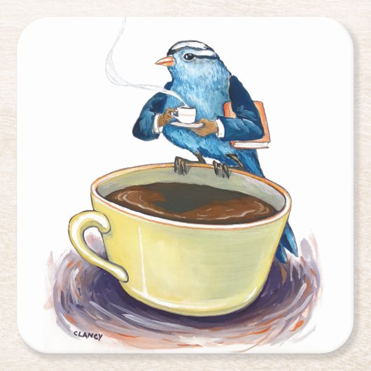 Morning Coffee Tweet Onderzetter (Voorkant)