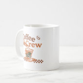 Morning Coffee Vibes – Elegant Coffee Cup Design Koffiemok (Voorkant links)