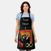 Morning Coffee voegt tekst toe, Schort (Gedragen)