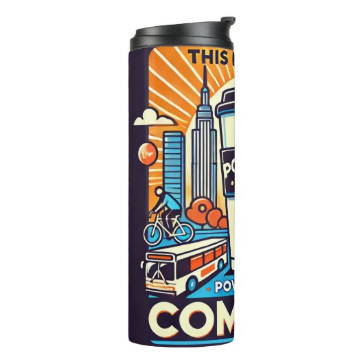 Morning Commute Booster-Mok Thermosbeker (Gedraaid links)