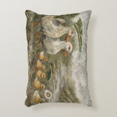 Morning Commute Whimsical Farmhouse Duck Rainy Day Accent Kussen (Voorkant(Verticaal))