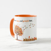 Morning Dankbaarheid Mok: Ik ben zo blij dat mijn  Mok (Voorkant links)