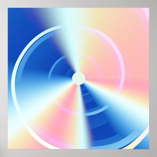 Morning Dawn Psychedelische Hypnotische Werveling Poster (Voorkant)