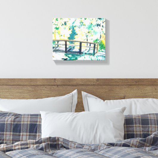 Morning Dew Canvas Wrap / Sarr Afdruk (Insitu (Slaapkamer))