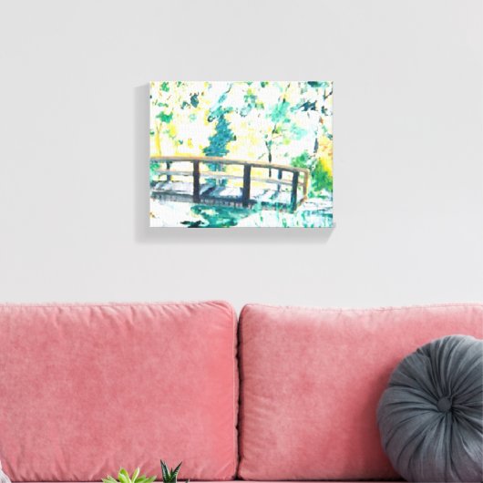 Morning Dew Canvas Wrap / Sarr Afdruk (Insitu (Woonkamer))