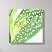 Morning Dew | De moderne botanische Waterverf Canvas Afdruk (Voorkant)