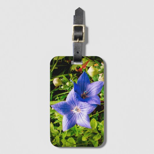 Morning Dew druppelt op een ballonventilator Bagagelabel (Voorkant (verticaal))